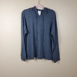 Freeloader Gray Oversized Hooded Sweatshirt Size L